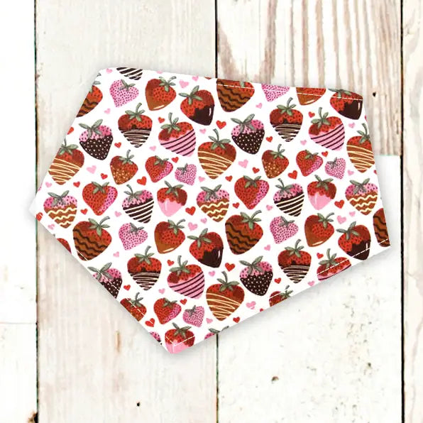 Personalized Chocolate Covered Strawberries Bandana