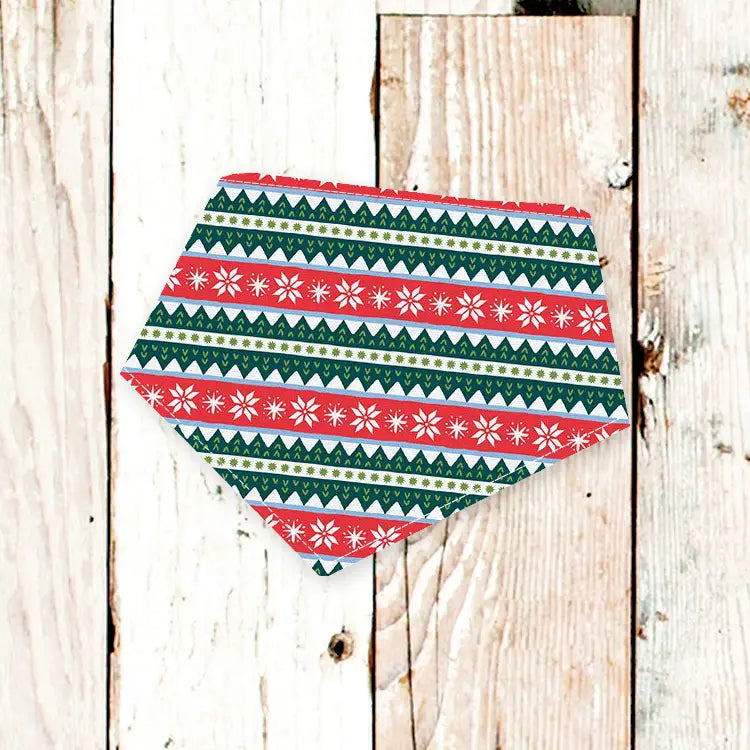 Holiday Sweater Dog Bandana