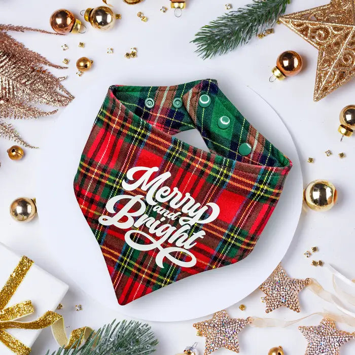 Merry and Bright Dog Bandana