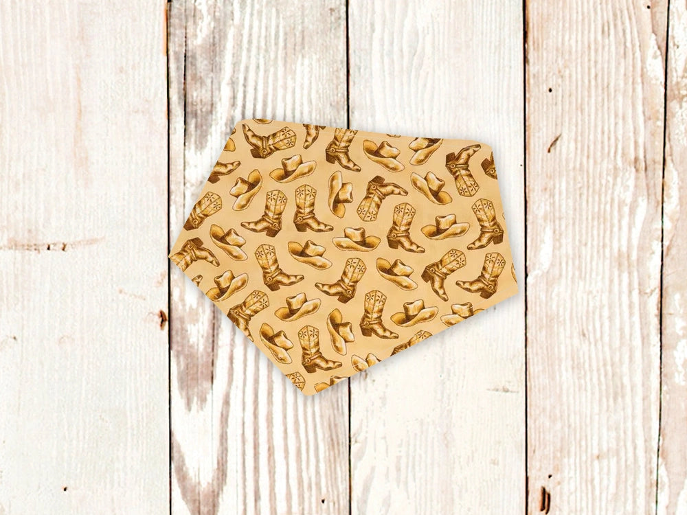 Personalized Cowboy/Cowgirl Western Dog Bandana