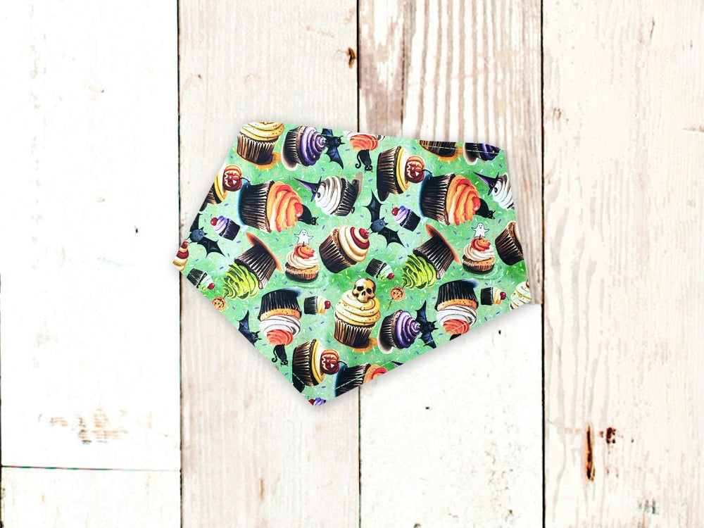 Personalized Halloween Cupcakes Dog Bandana
