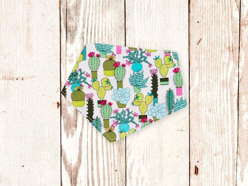Personalized Succulents Dog Bandana