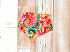 Personalized Rainbow Tie Dye Dog Bandana